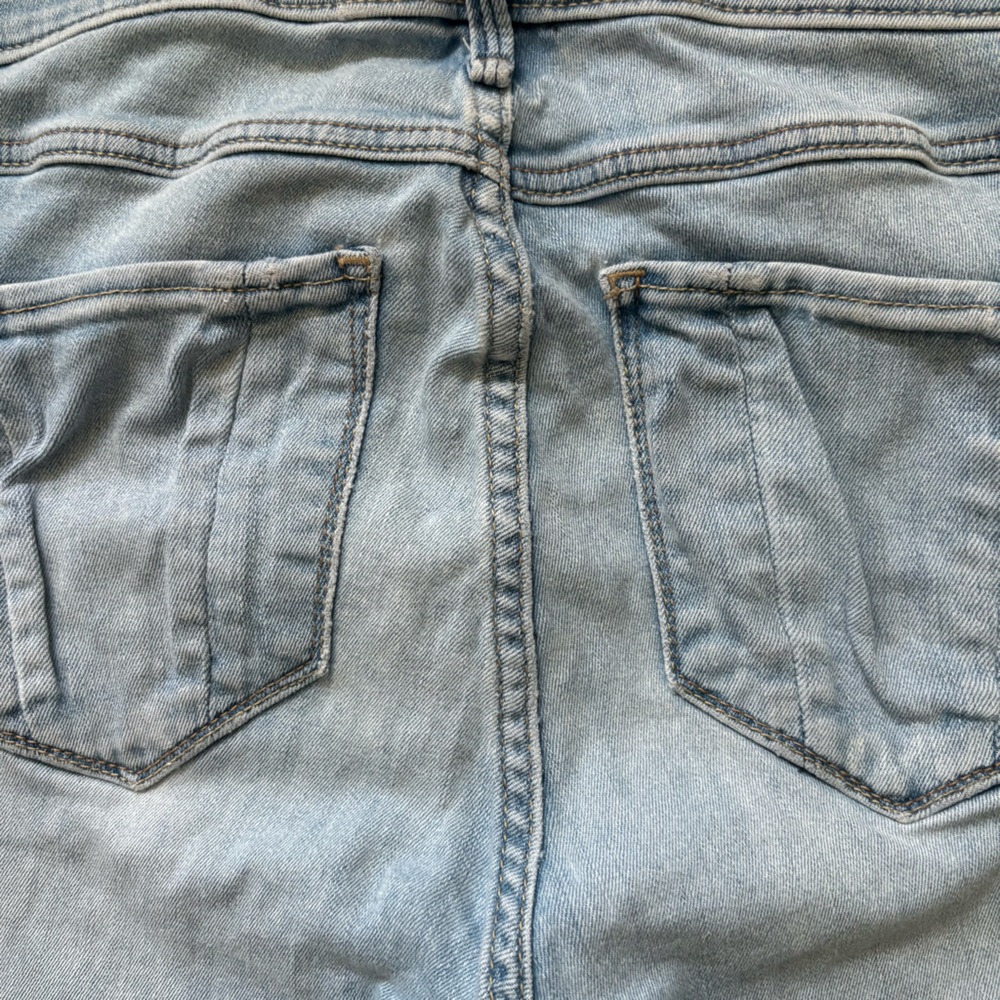 Abercrombie & Fitch High Rise Jeans Light Blue Faded Women's Size 24" - Picture 8 of 11